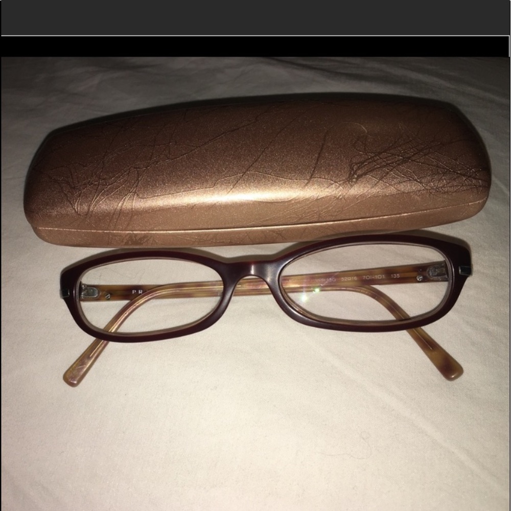 Prada prescription eyeglasses.